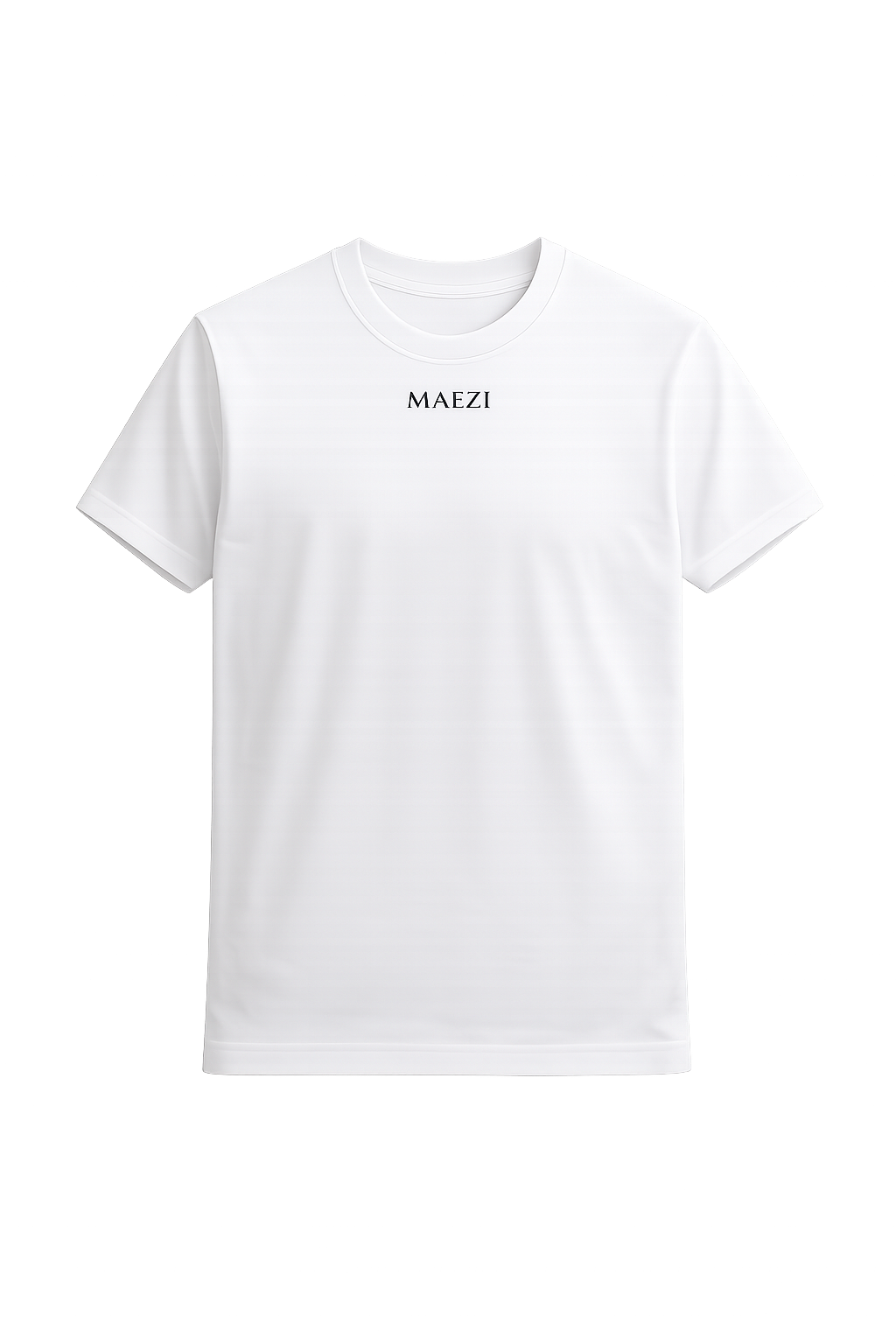 MAEZi Memento heren T-shirt wit – voorkant
